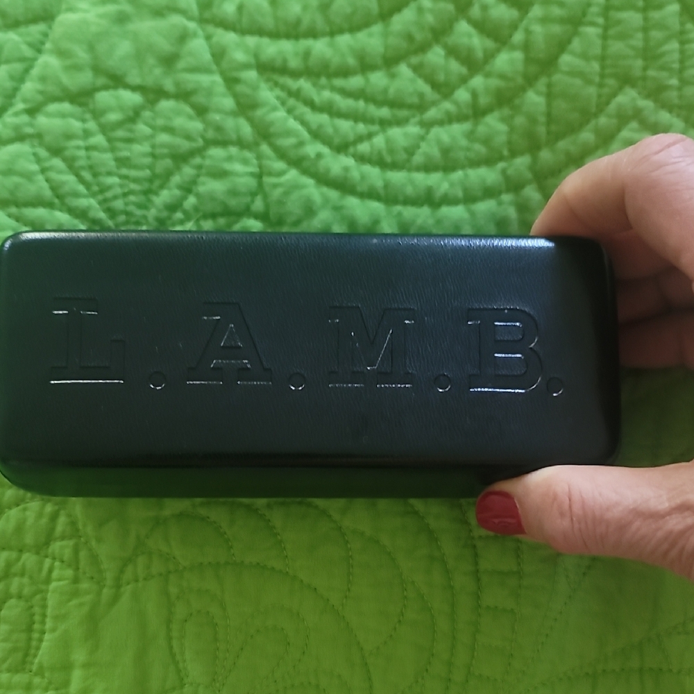 L.A.M.B. Black Eyeglass Case